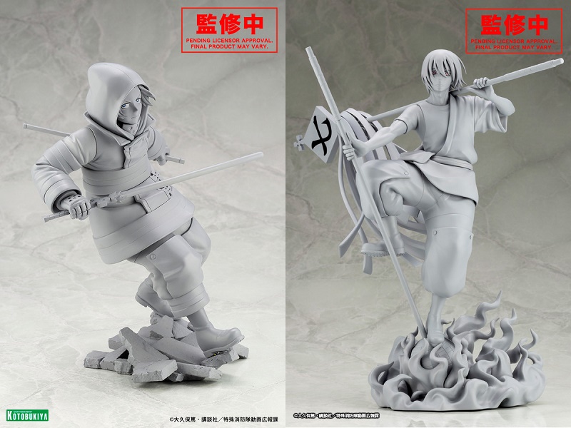 Fire Force - ARTFX J - Arthur Boyle e Benimaru Shinmon (Kotobukiya)